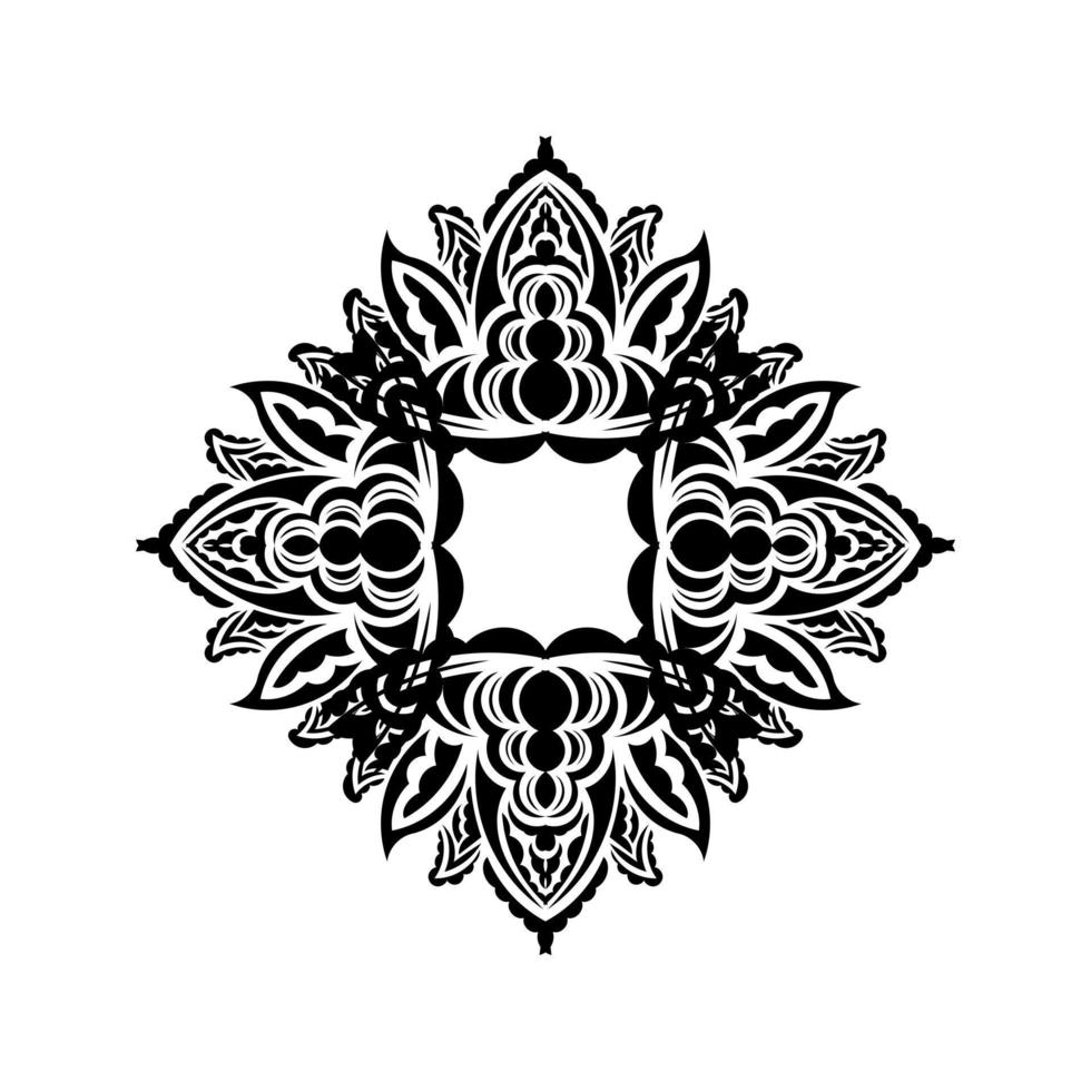 decoratieve ornamenten in de vorm van een bloem. mandala goed voor logo's, tatoeages, prints en ansichtkaarten. vector illustratie