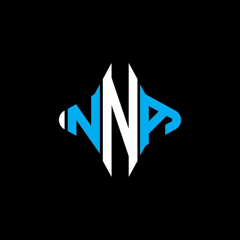 nna letter logo creatief ontwerp met vectorafbeelding vector