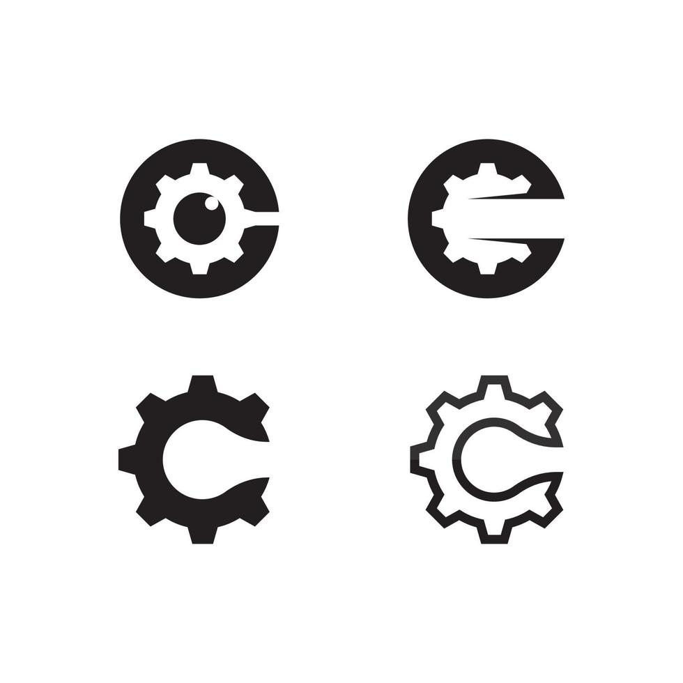 c briefsjabloon logo vector