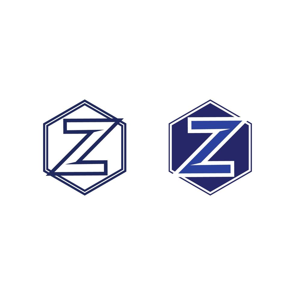 z letter en lettertype z logo ontwerp vector identiteit illustratie