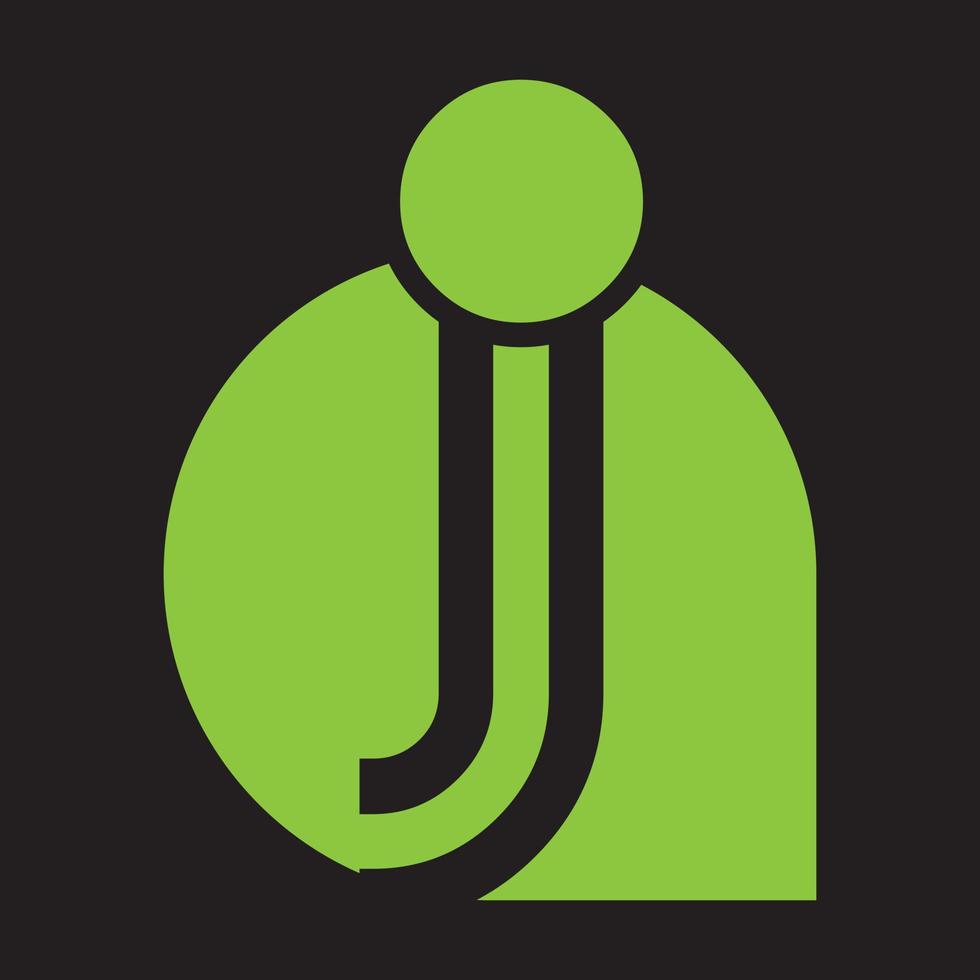 letter j logo pictogram ontwerpsjabloon elementen vector