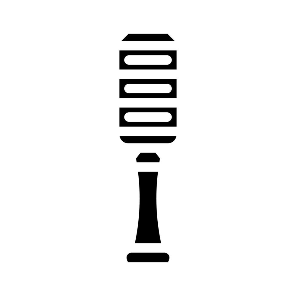 rasp barman glyph pictogram vectorillustratie vector