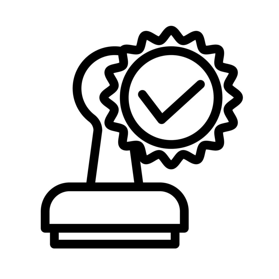 illustratie vectorafbeelding van stempel icon vector