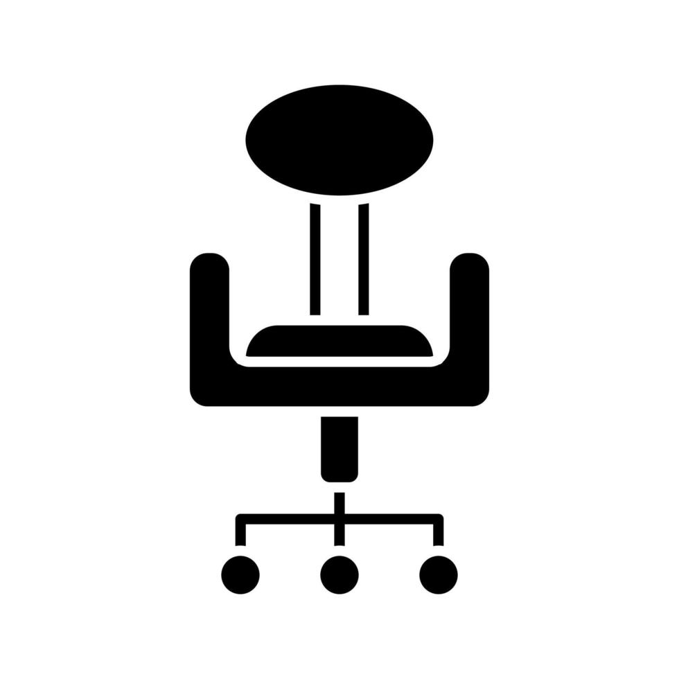 illustratie vectorafbeelding van bureaustoel icon vector