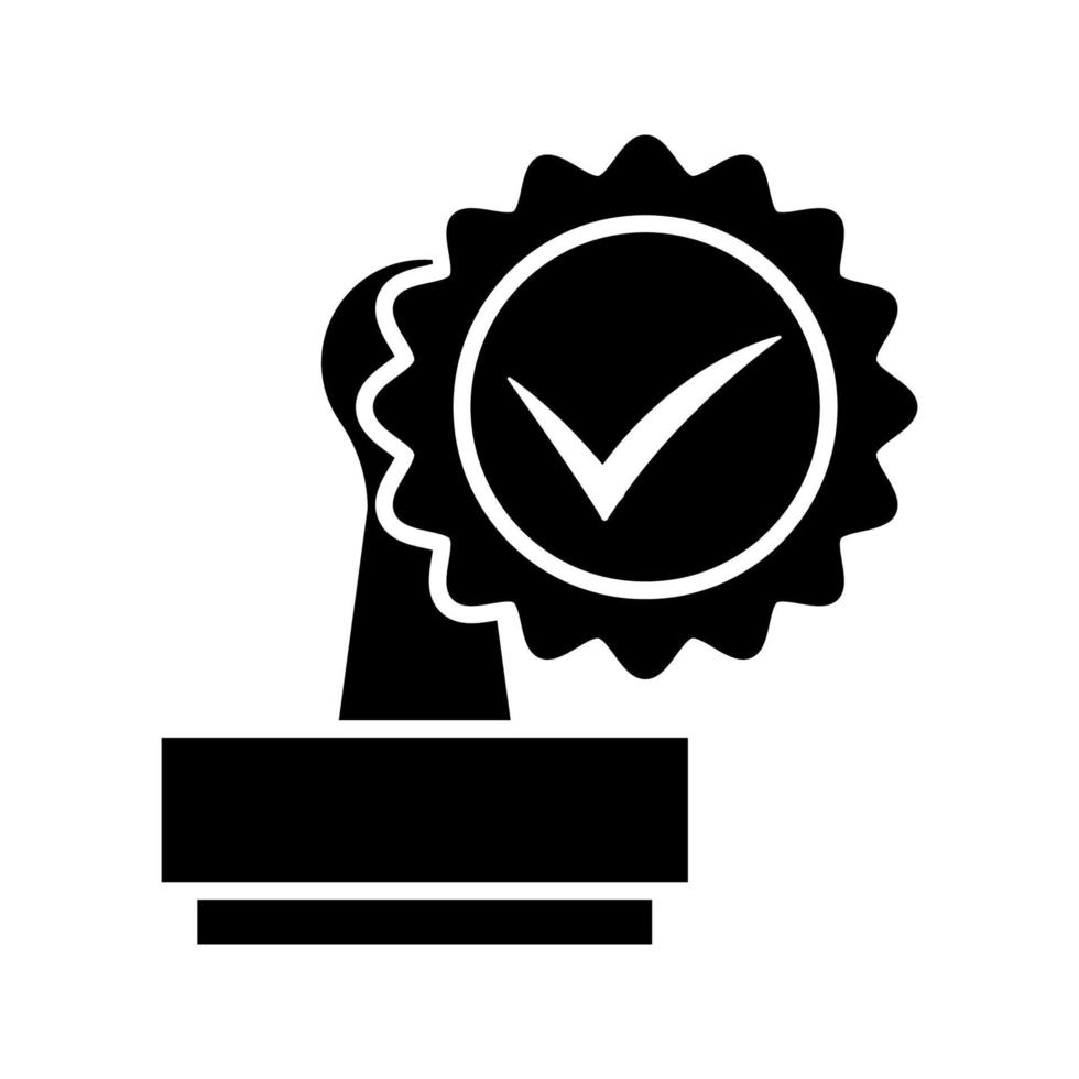 illustratie vectorafbeelding van stempel icon vector