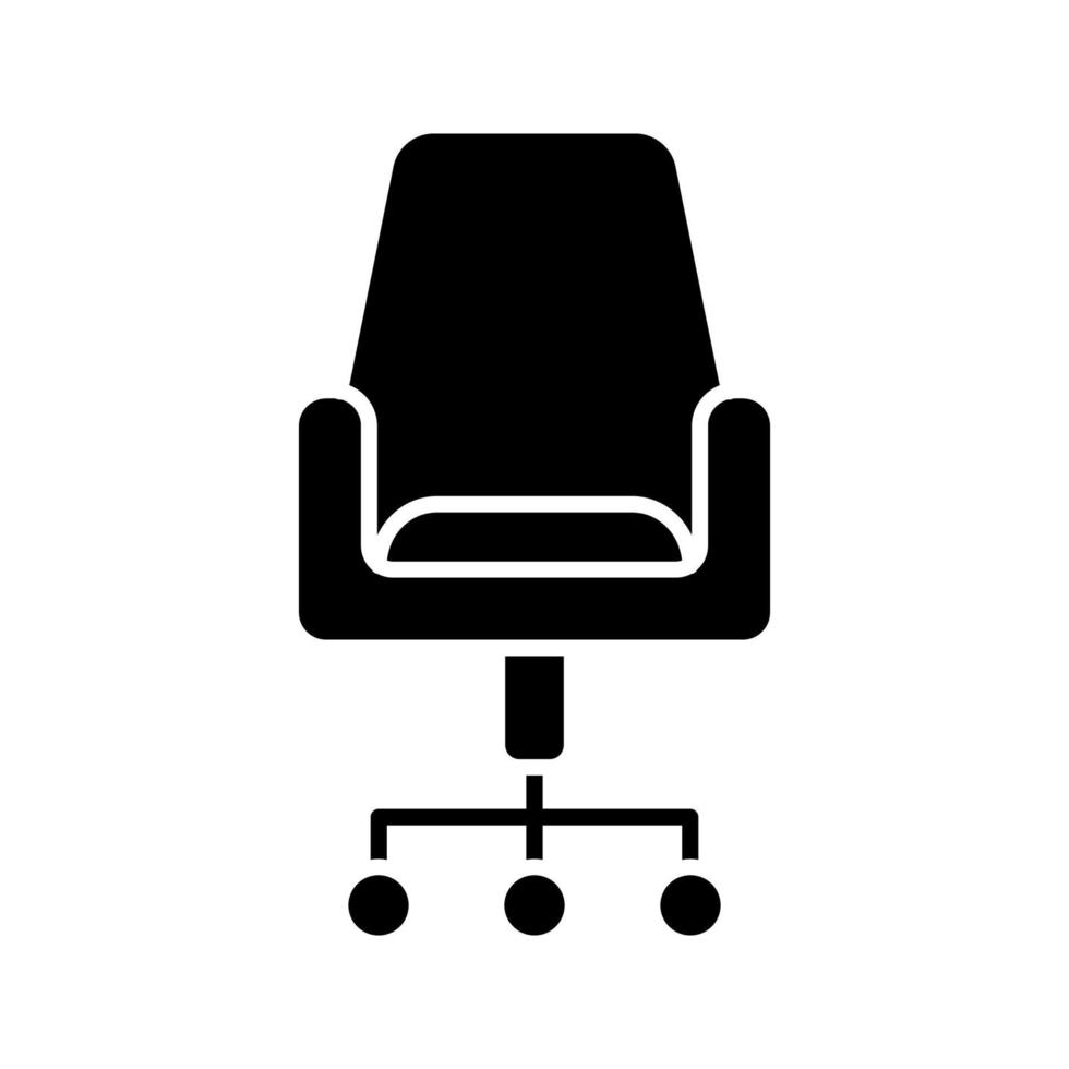 illustratie vectorafbeelding van bureaustoel icon vector