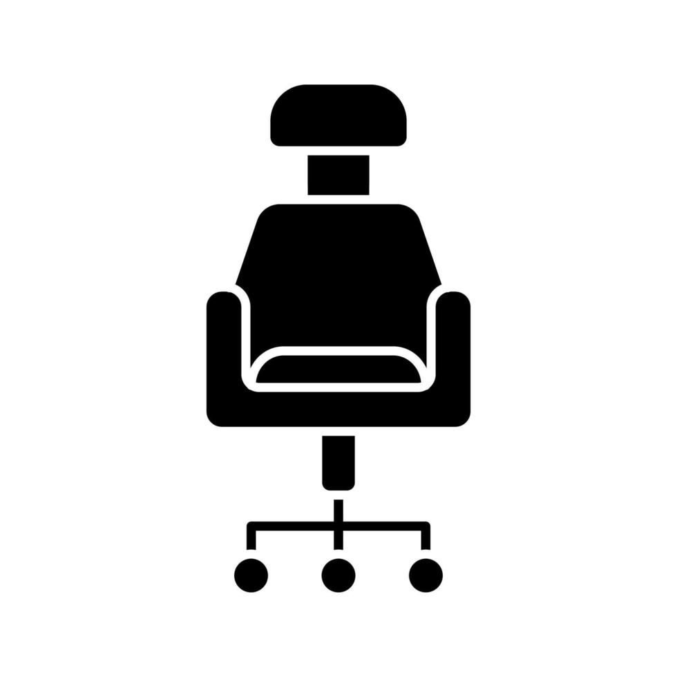 illustratie vectorafbeelding van bureaustoel icon vector