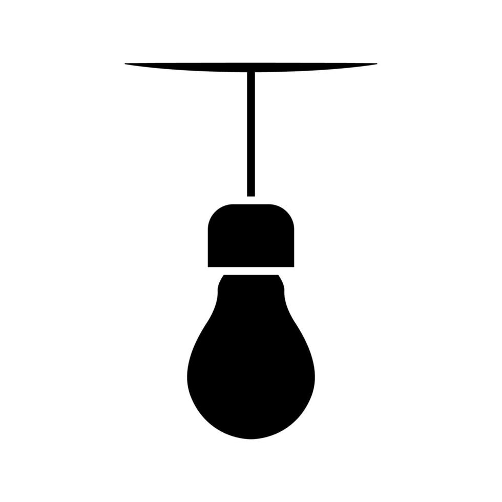 illustratie vectorafbeelding van bulb lamp icon vector