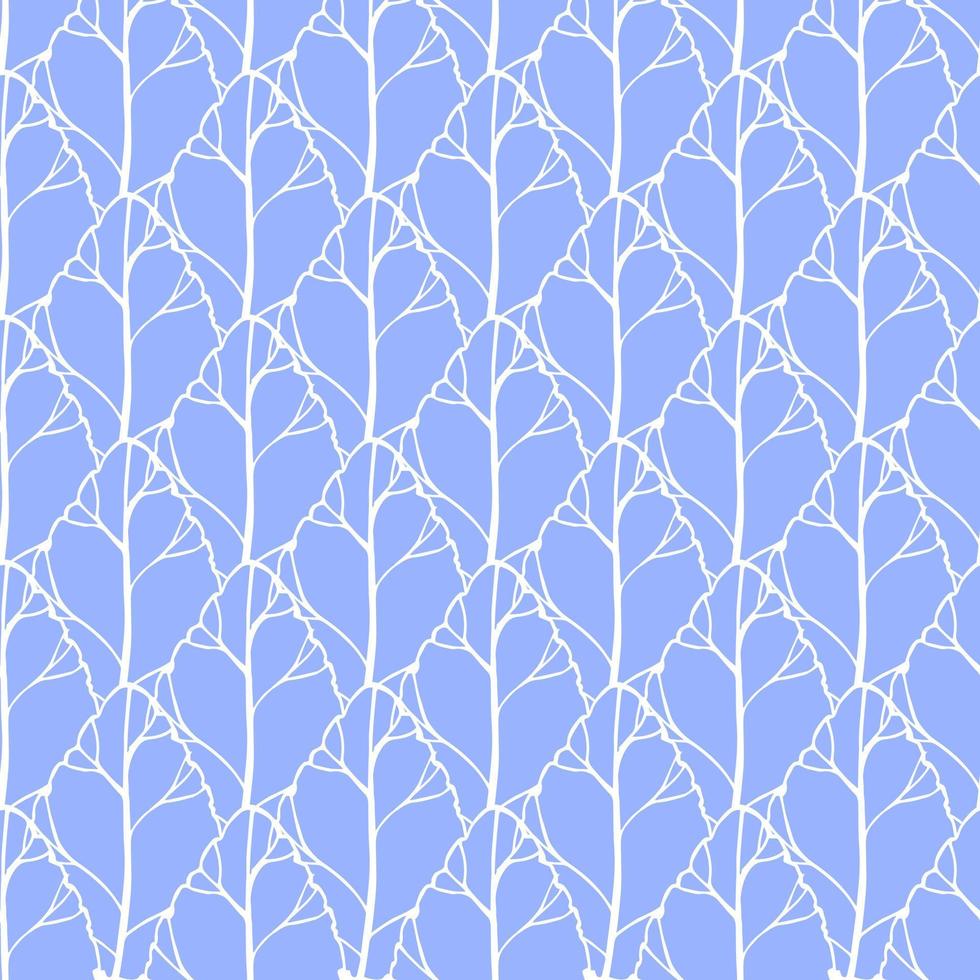 geometrisch naadloos patroon bloemen met bladeren in pastelkleuren op een witte achtergrond vector