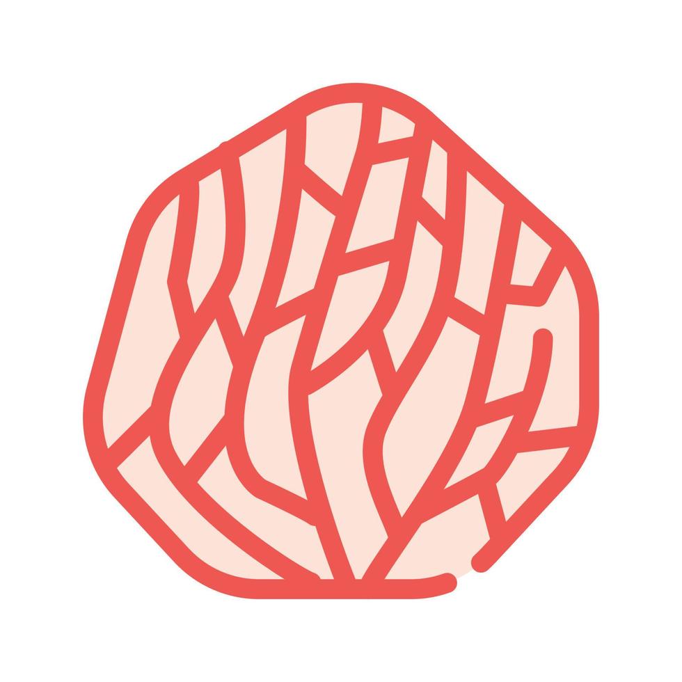 onderwater koraal kleur pictogram vector geïsoleerde illustratie