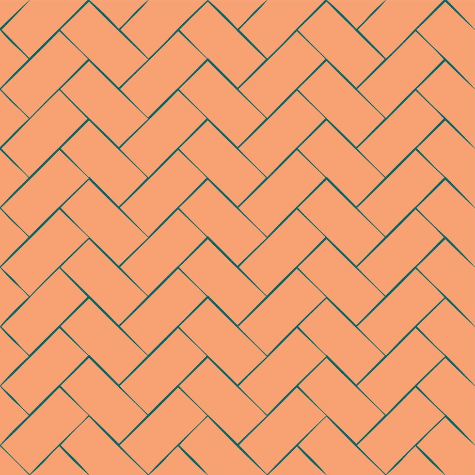 geometrische perzik kleur vierkante naadloze patroon vectorillustratie vector