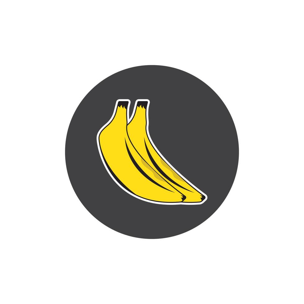 banaan logo vector illustratie ontwerp