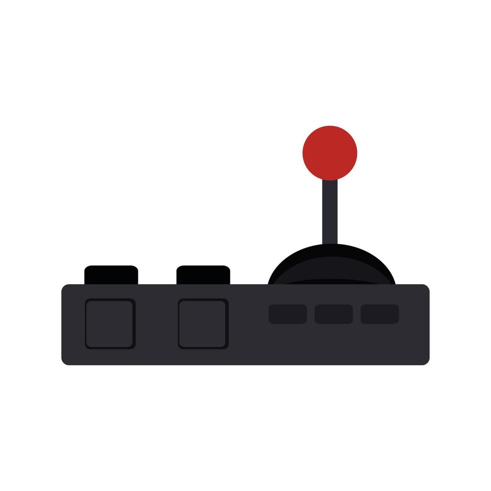 gaming controle ik plat veelkleurig pictogram vector