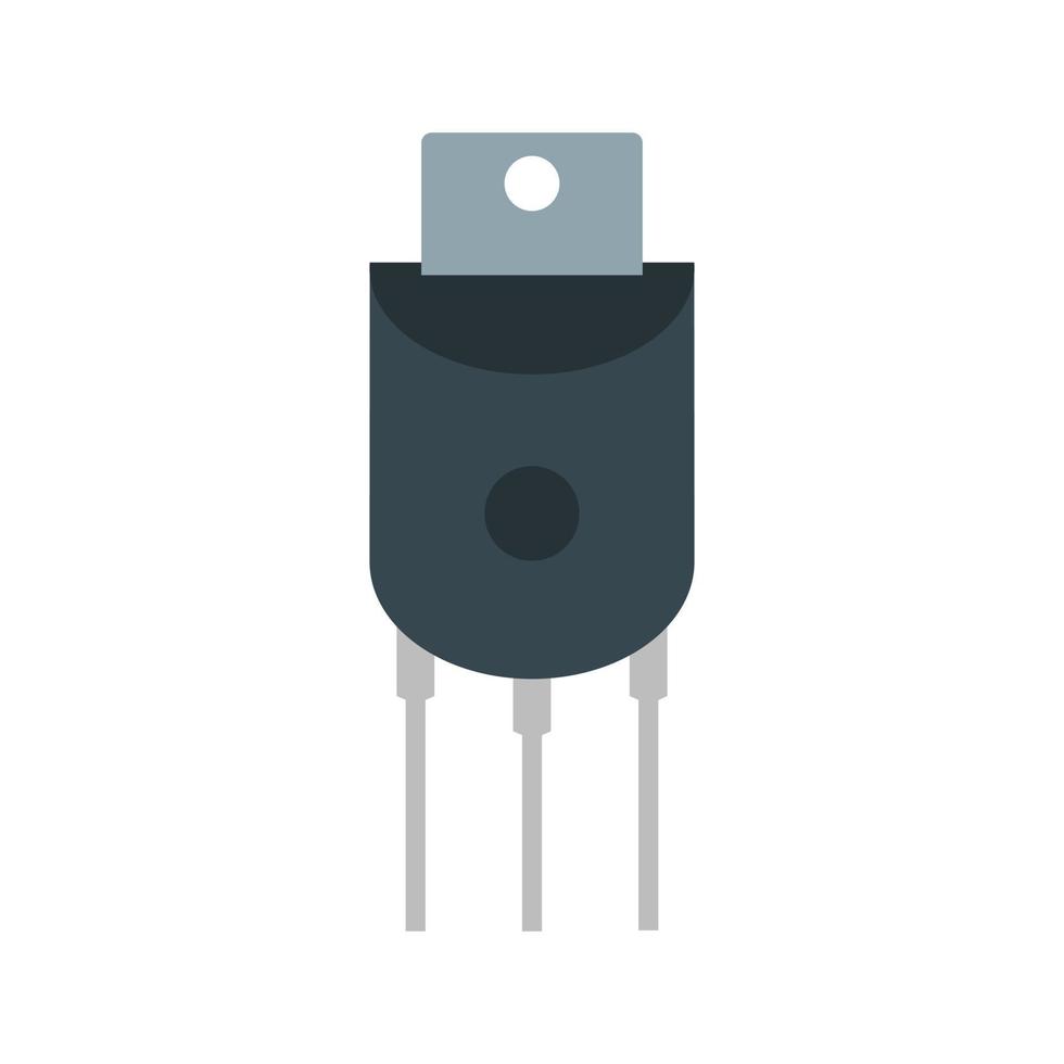 nand gate plat veelkleurig pictogram vector