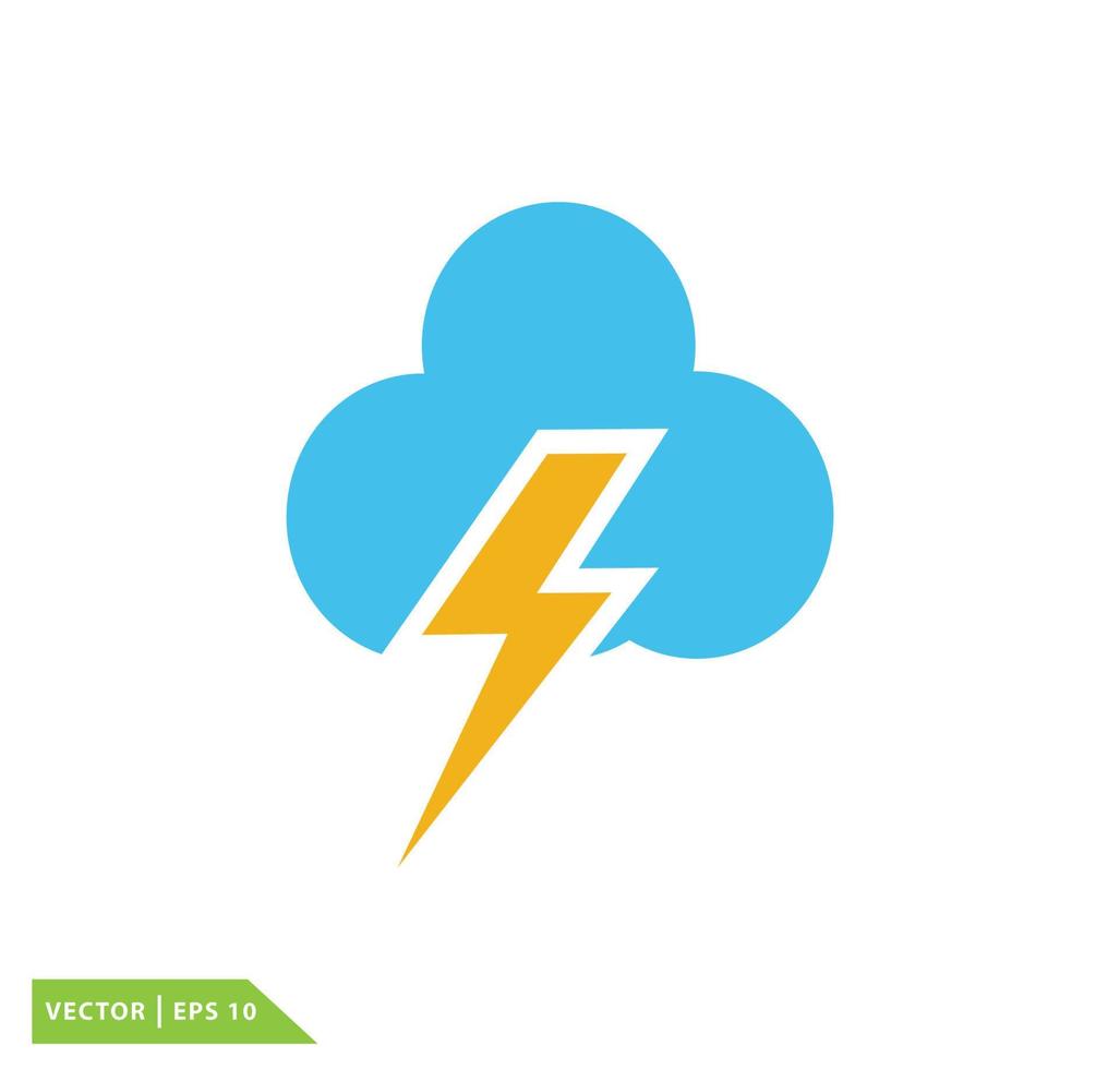wolk pictogram vector logo ontwerpsjabloon