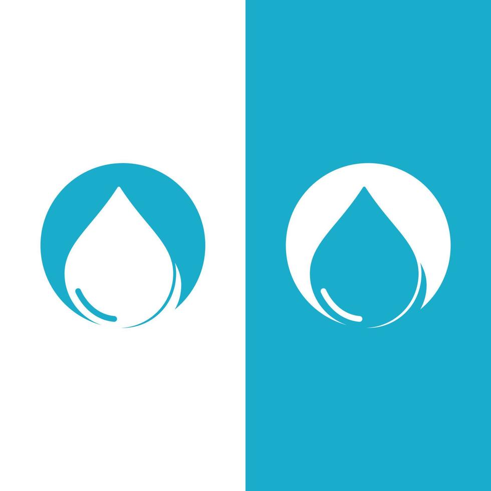 waterdruppel logo vectorillustratie vector