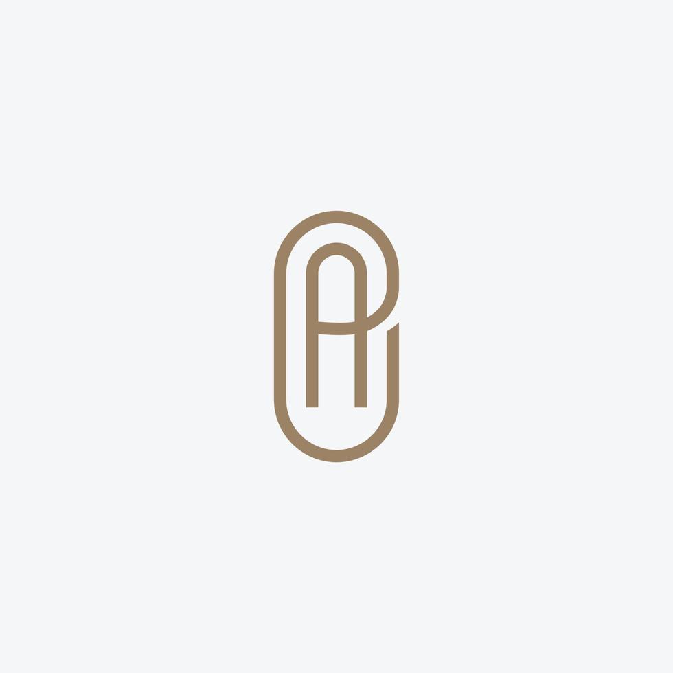 letter ae, ea gouden eerste ontwerpsjabloon logo. vector