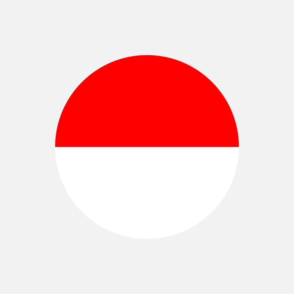 land Indonesië. Indonesische vlag. vectorillustratie. vector