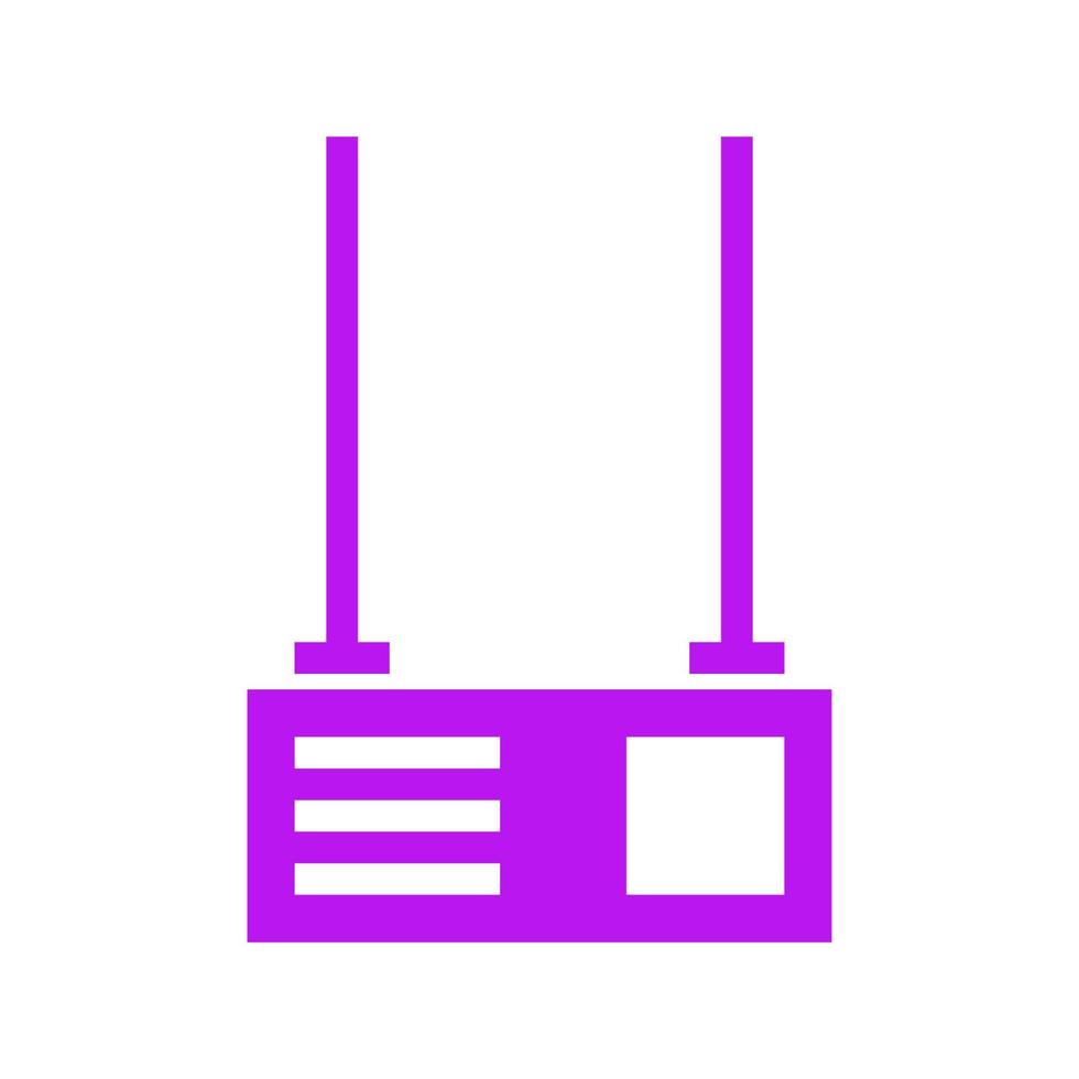 router geïllustreerd op een witte achtergrond vector