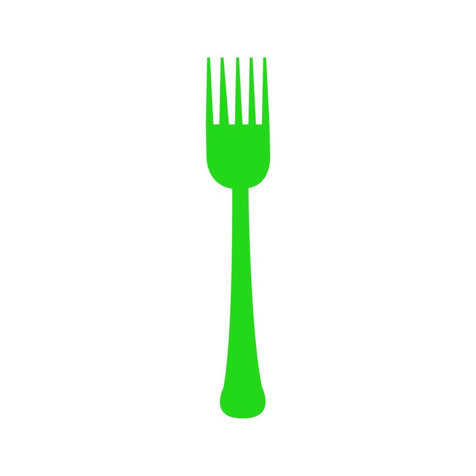 vork geïllustreerd op een witte achtergrond vector