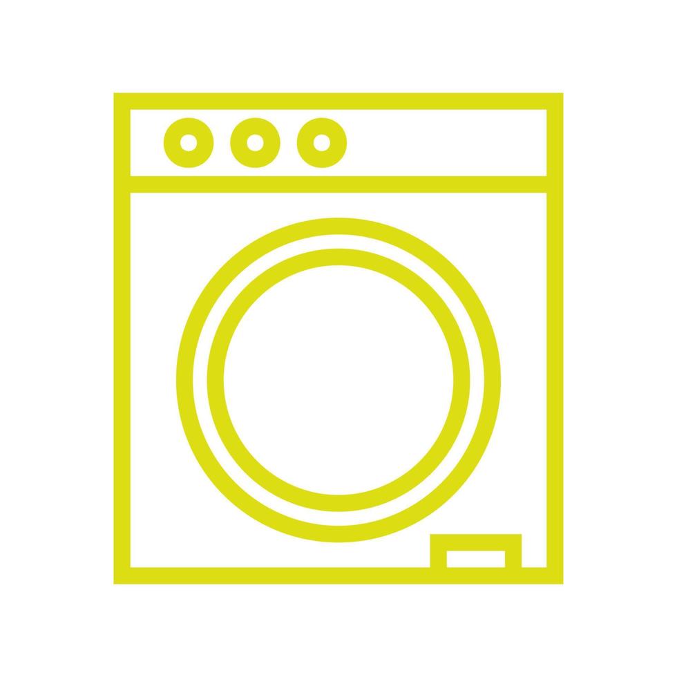 wasmachine geïllustreerd op een witte achtergrond vector