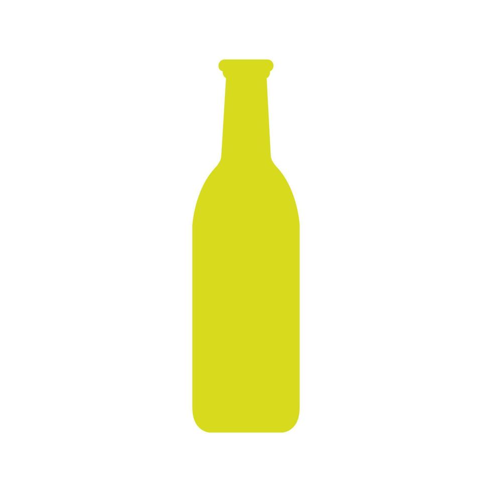 wijnfles geïllustreerd op een witte achtergrond vector