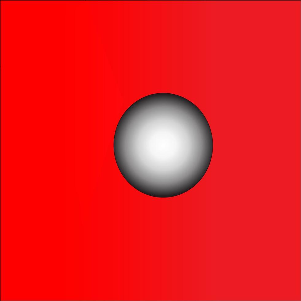 maan en rode achtergrond vector