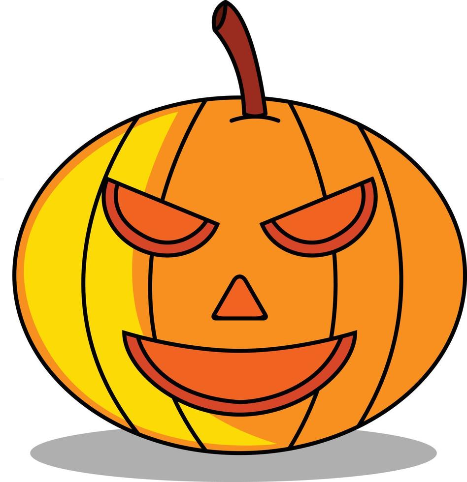 halloween pompoenen icoon voor evenement grafische sjabloon vector