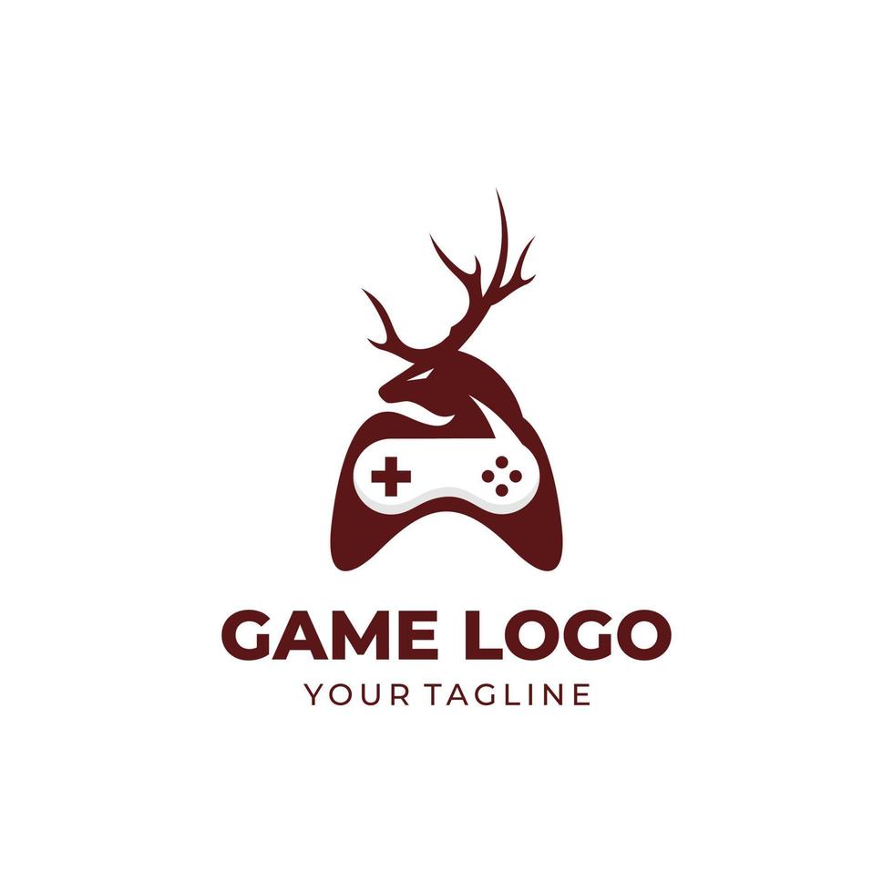 ontwerpsjabloon voor gameconsole-logo vector