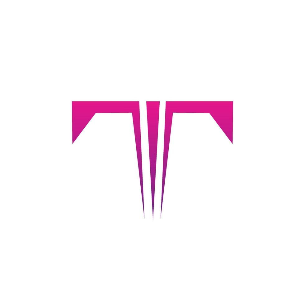 letter t logo pictogram sjabloon ontwerpelementen. vector illustratie