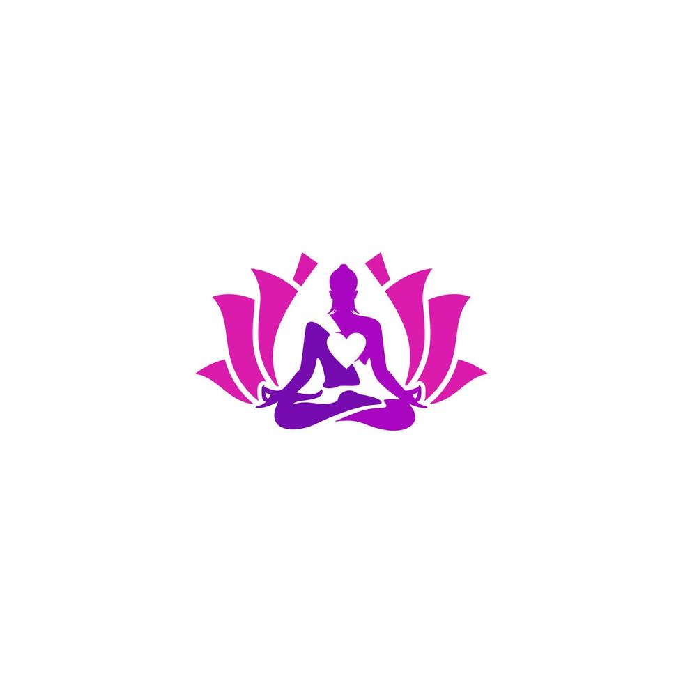 yoga logo vector sjabloon