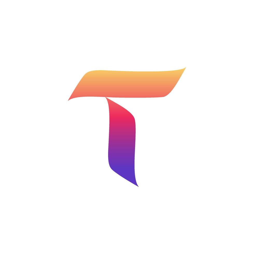 letter t logo pictogram sjabloon ontwerpelementen. vector illustratie