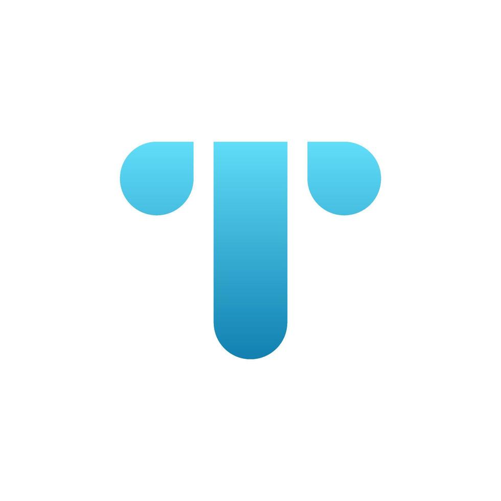 letter t logo pictogram sjabloon ontwerpelementen. vector illustratie