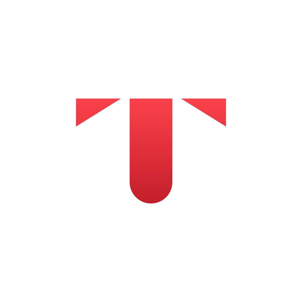 letter t logo pictogram sjabloon ontwerpelementen. vector illustratie