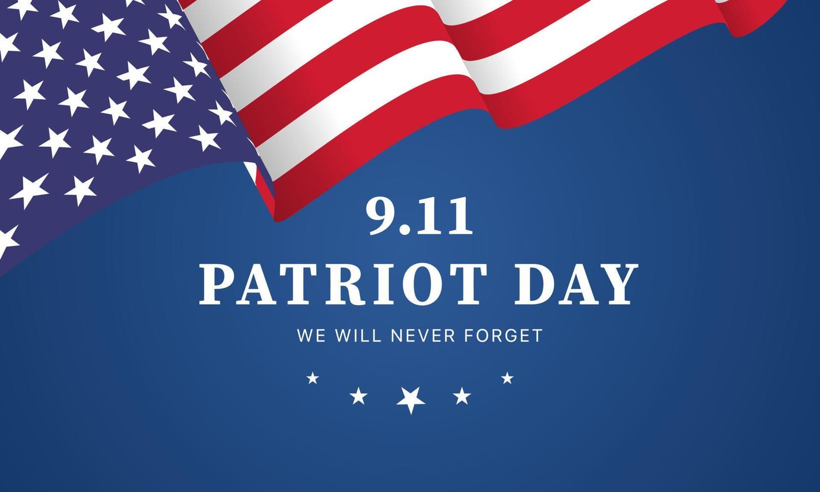 patriot day usa vergeet nooit 9.11 design poster - ontwerp illustratie vector