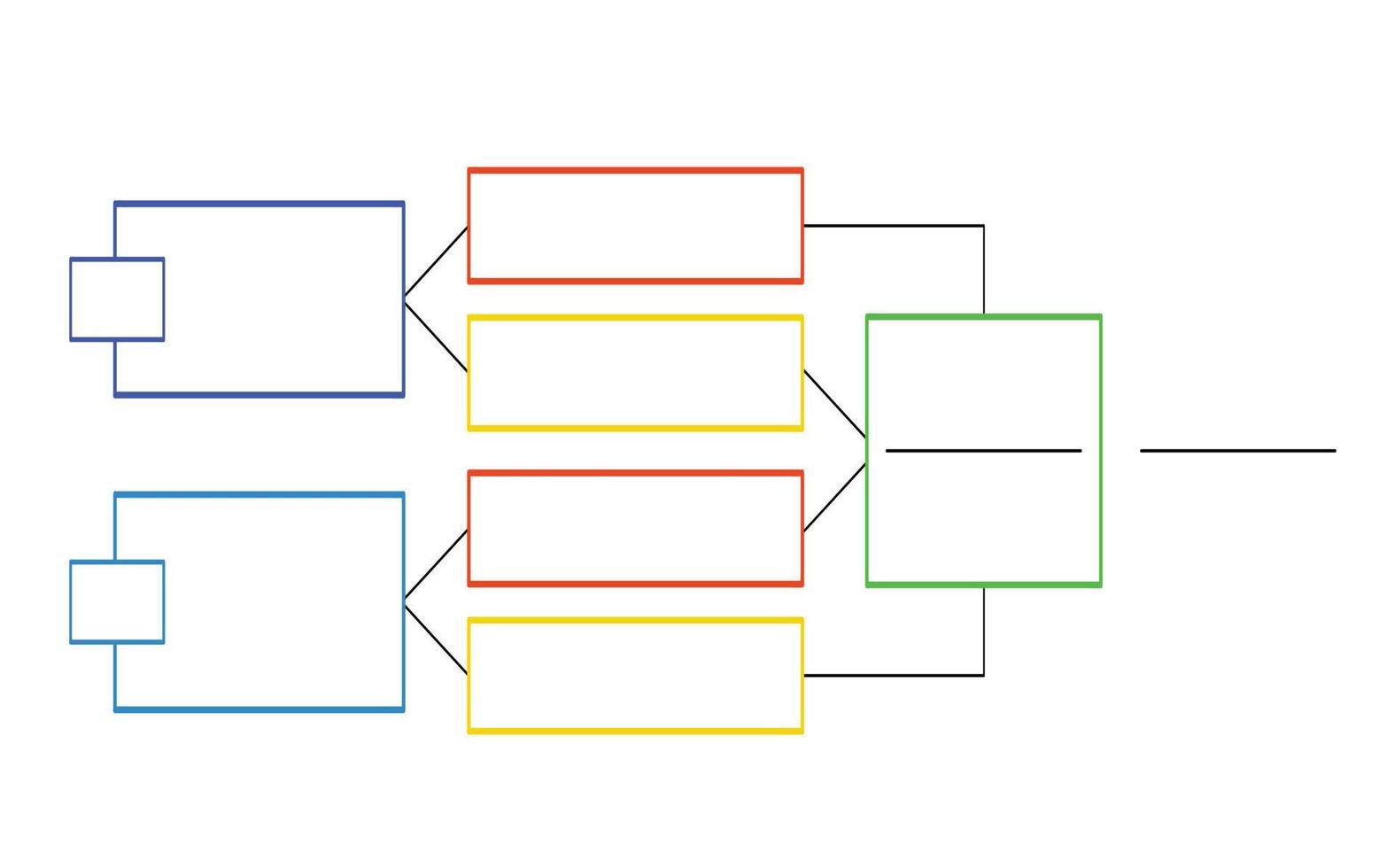 lineair stroomschema. illustratie van infographic bedrijfs-, grafiek- en diagramplanning vector