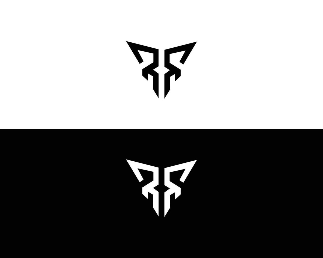 rr brief logo en pictogram vector element ontwerp
