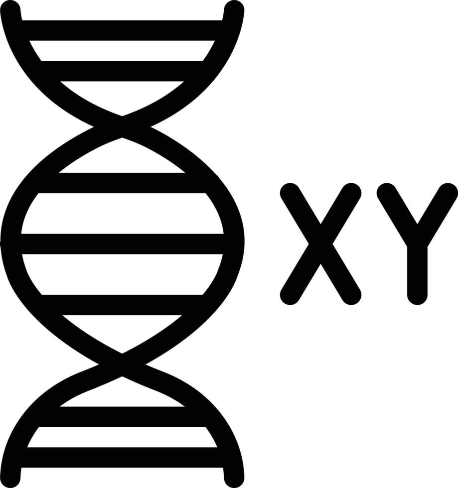 xy dna vectorillustratie op een background.premium kwaliteit symbolen.vector iconen voor concept en grafisch ontwerp. vector