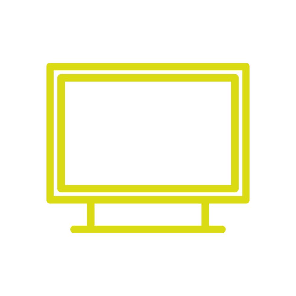televisie geïllustreerd op een witte achtergrond vector