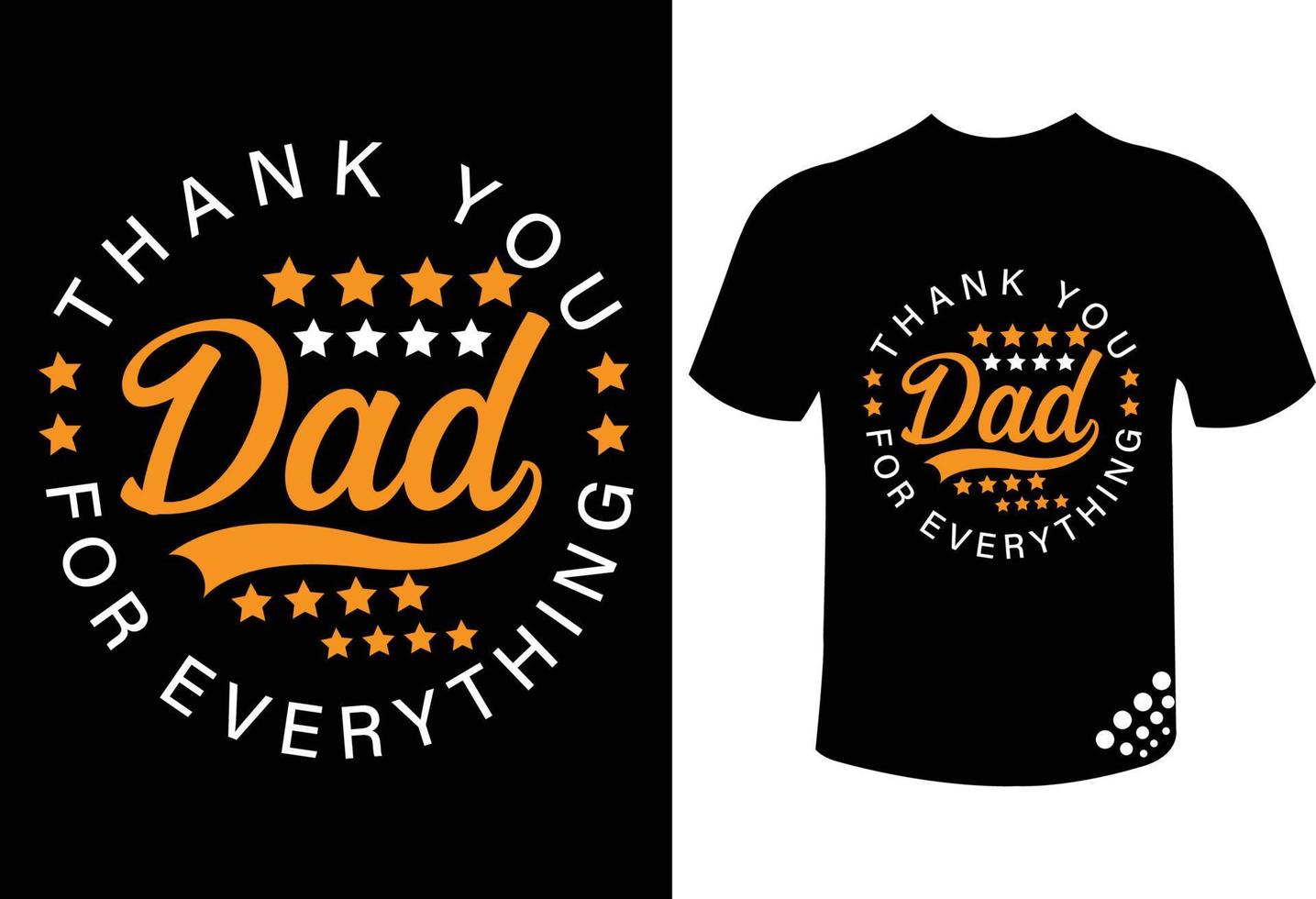 dank je, papa- motiverende vaders dag typografie t-shirt ontwerp citaat vector