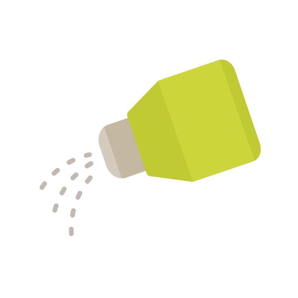 zout fles plat veelkleurig pictogram vector