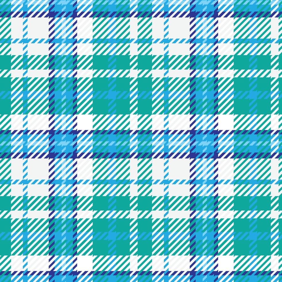 blauw en wit Schots geweven tartan geruit naadloos patroon vector