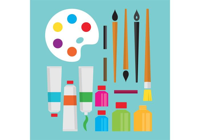 Art Supplies Vectors