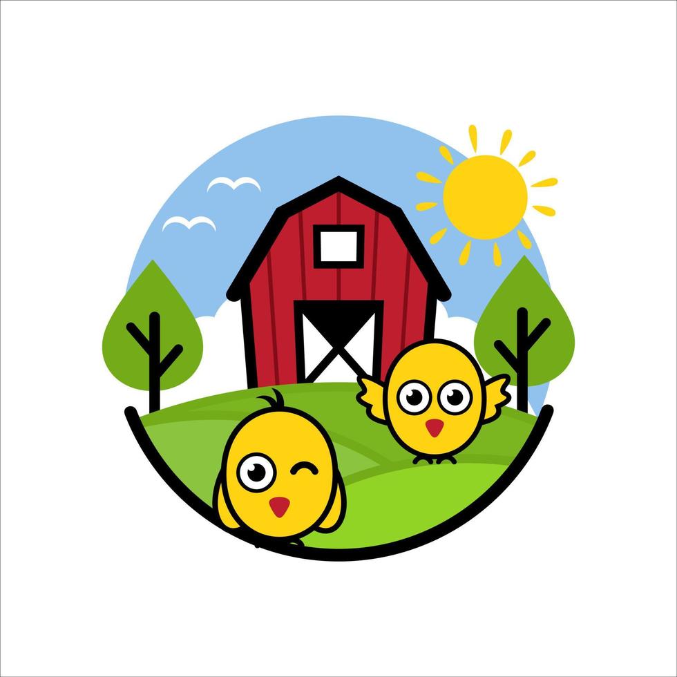 kinderen kleuterschool logo sjabloon vector