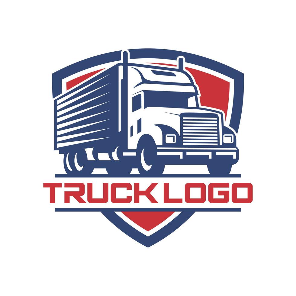 vrachtwagen logo vectorillustratie vector