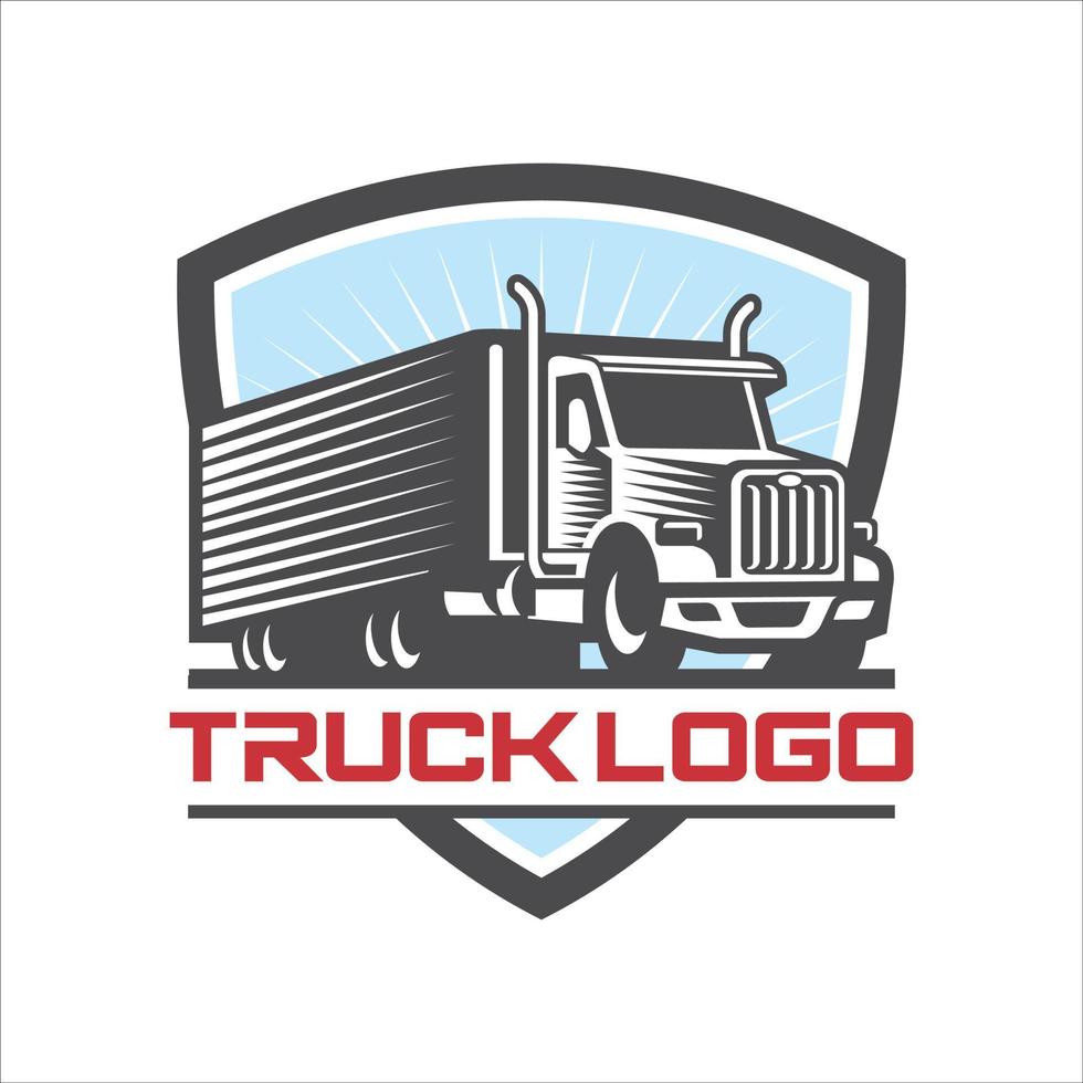 vrachtwagen logo vectorillustratie vector