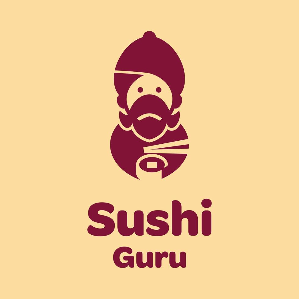 sushi goeroe logo vector