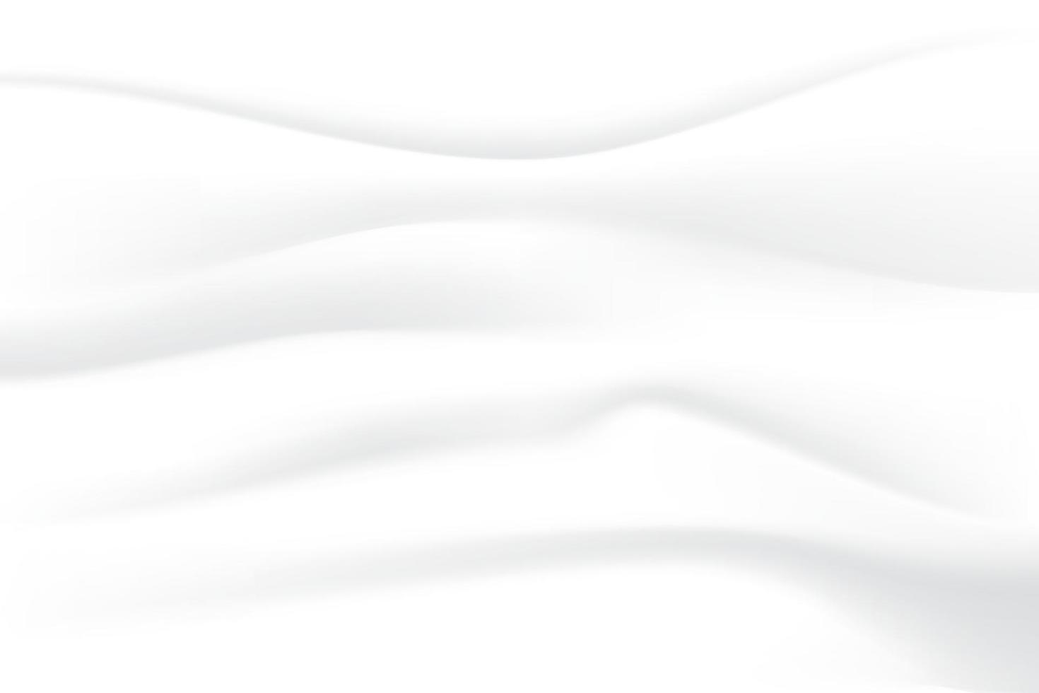 verfrommelde stof textuur. doek zachte golf gevouwen witte abstracte achtergrond. illustratie vector