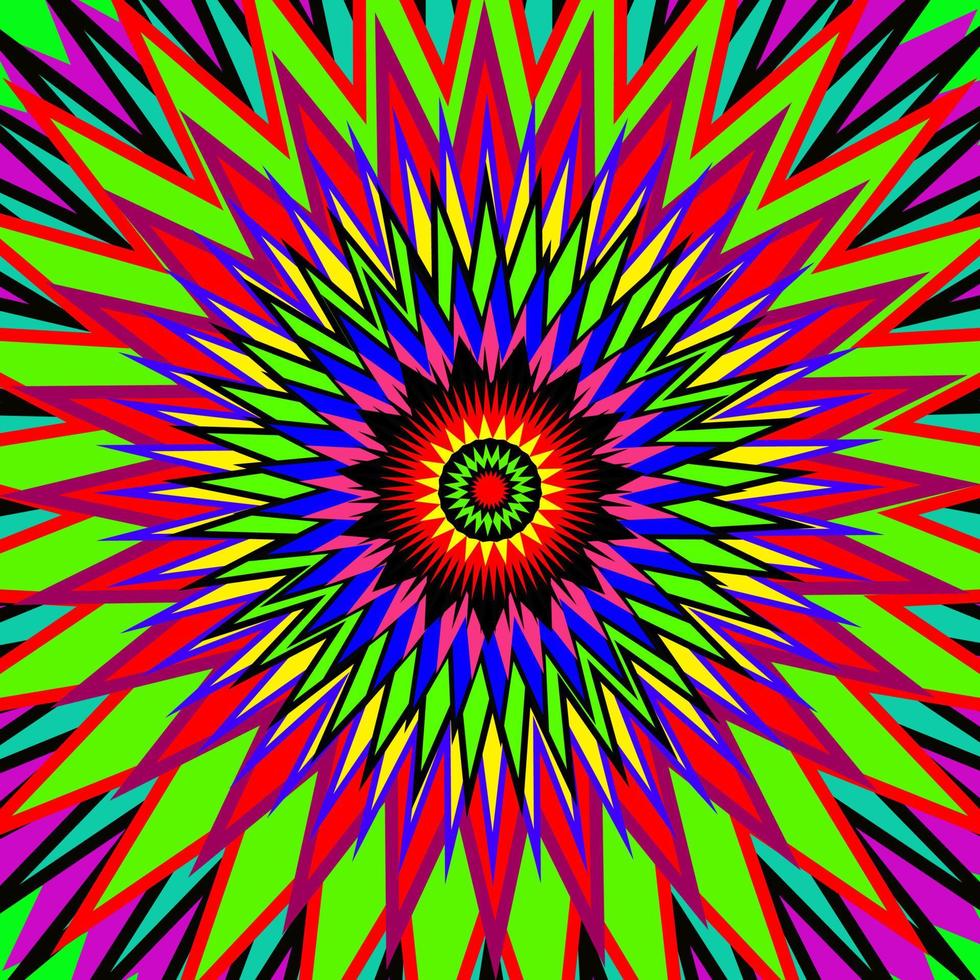 abstracte kleurrijke achtergrond met stralen vector