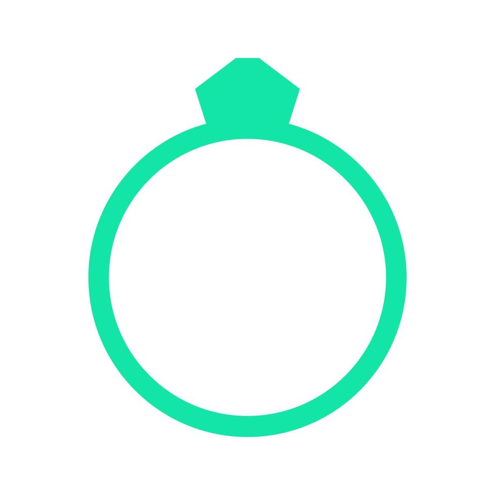 diamanten ring geïllustreerd op een witte achtergrond vector